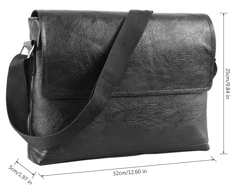 Leather Messenger Casual Business Vintage Cross-body Handbag