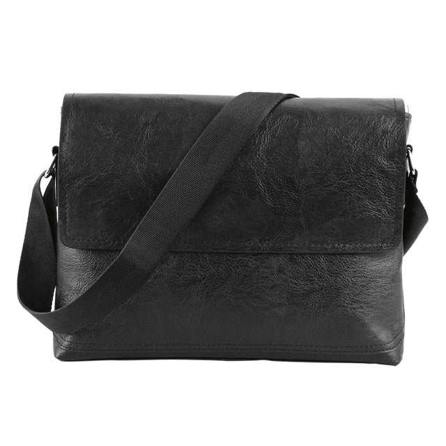 Leather Messenger Casual Business Vintage Cross-body Handbag
