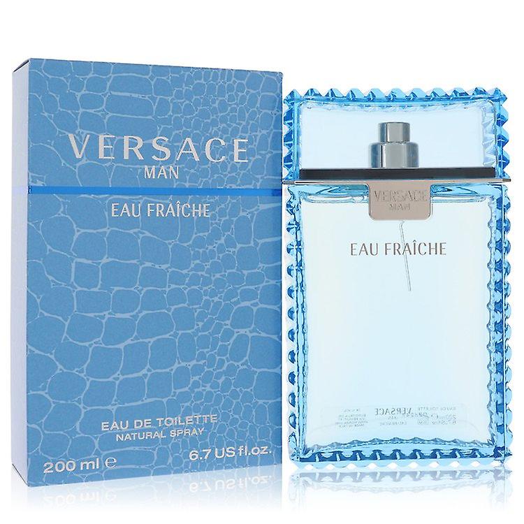 VERSACE Man Eau Fraiche for Men 6.7 oz 6.8 cologne EDT Spray NEW IN BOX