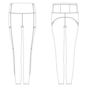 custom printed yoga pants