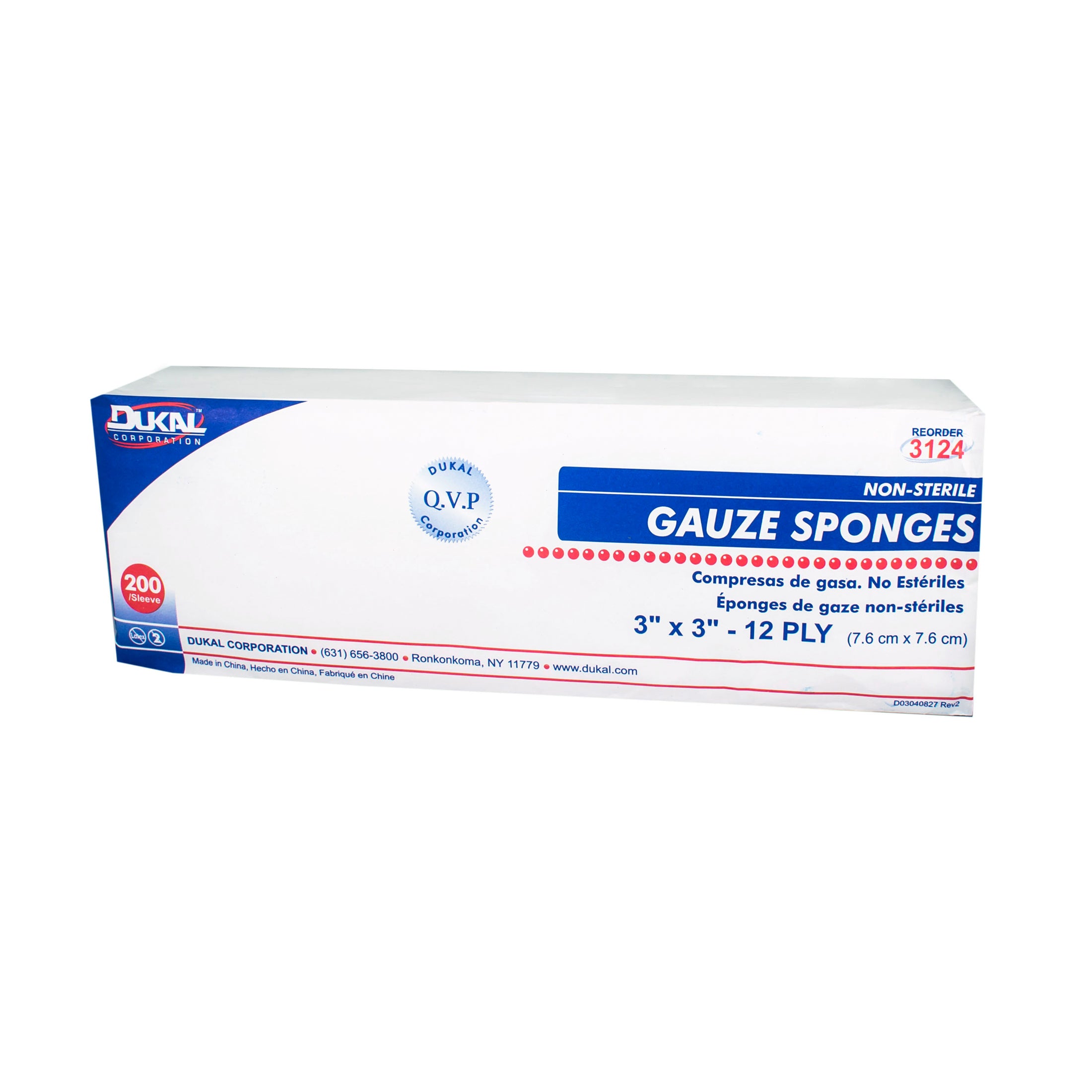 Non-Sterile, Gauze Sponge, 3