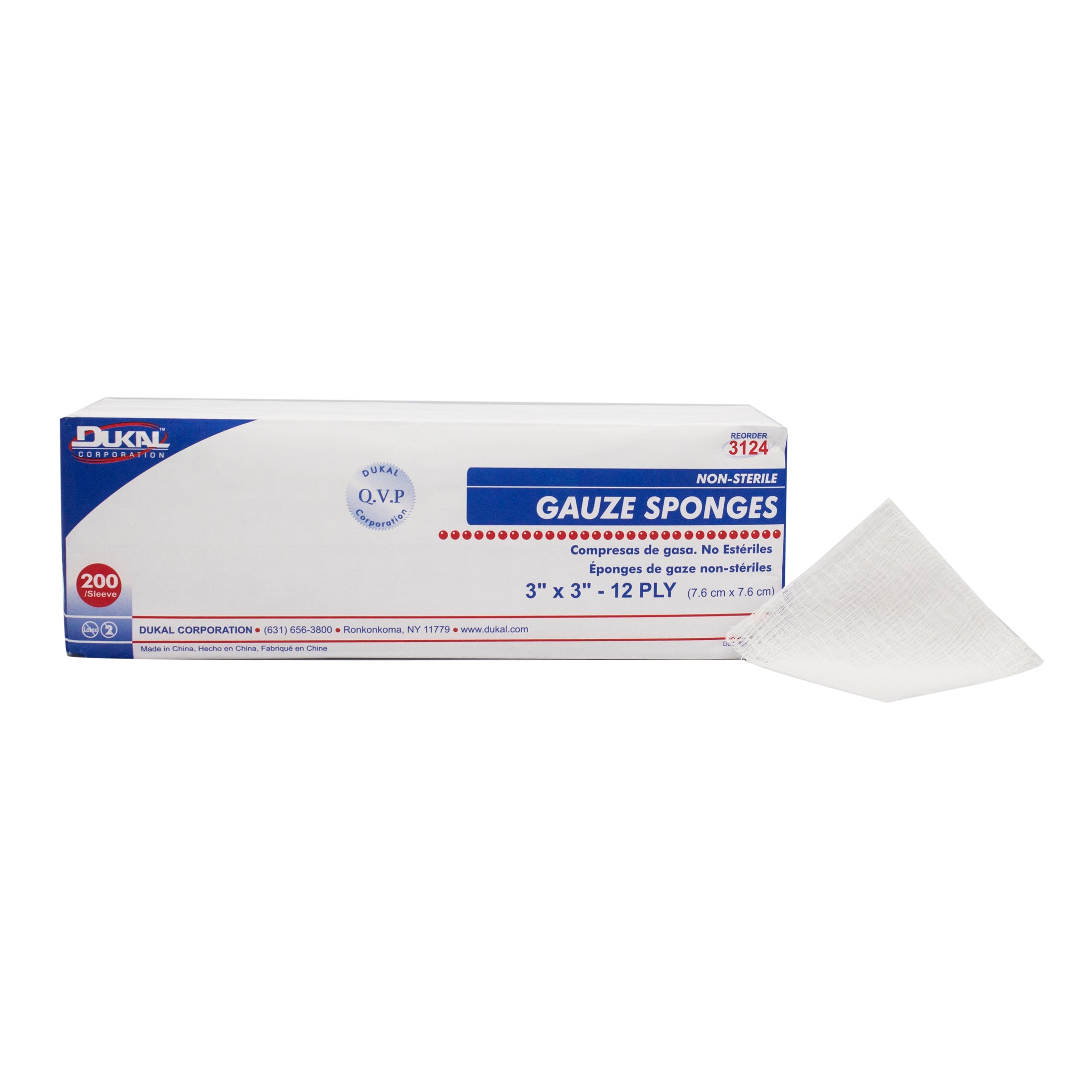 Non-Sterile, Gauze Sponge, 3