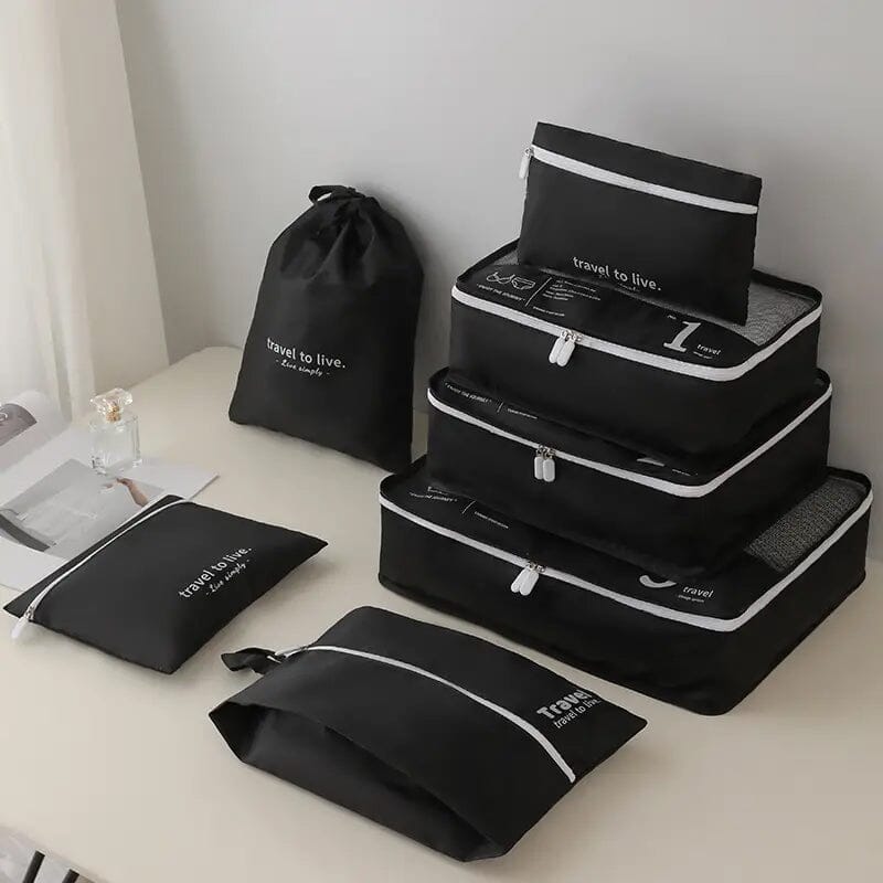 7-Piece: Travel Packaging Cube Bags