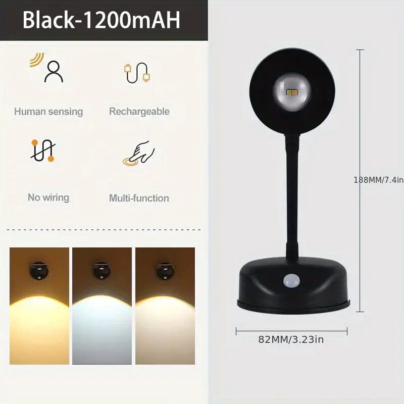 Rechargeable Smart Led Wall Spotlight