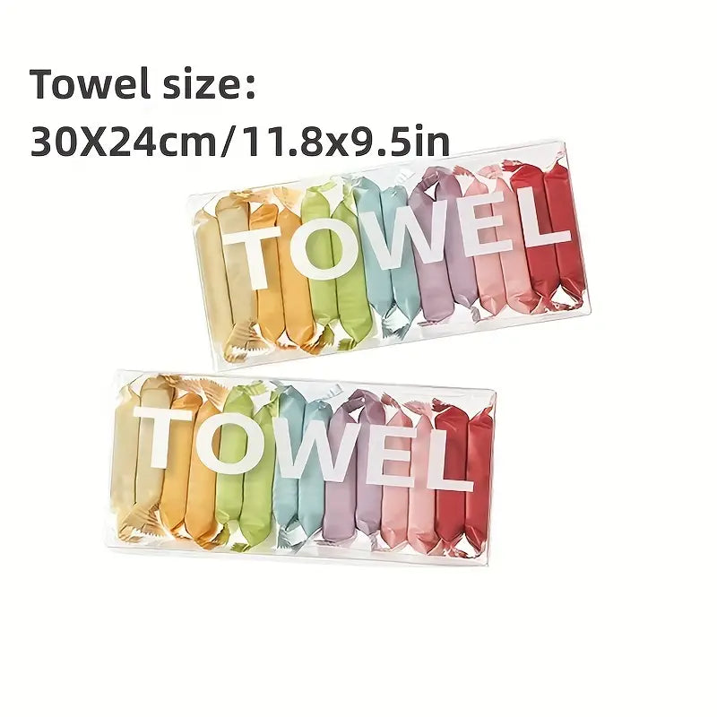14-Pack: Compressed Disposable Washcloths