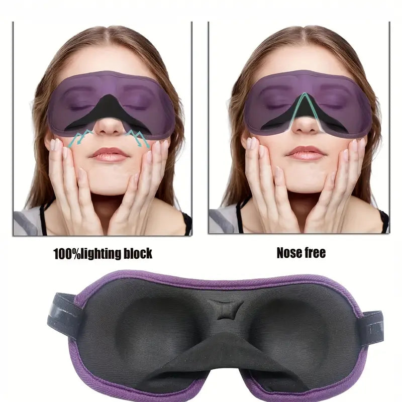 2-Pack: 3D Eye mask for Sleeping