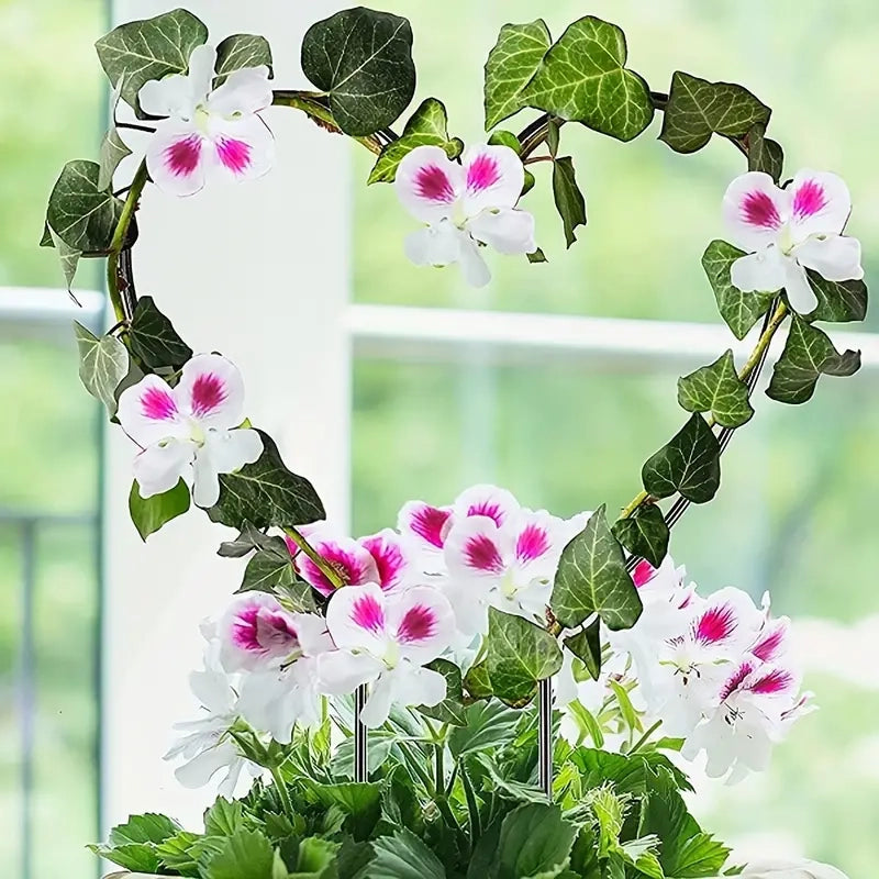 2-Pack: Heart-Shaped Plant Support Stake