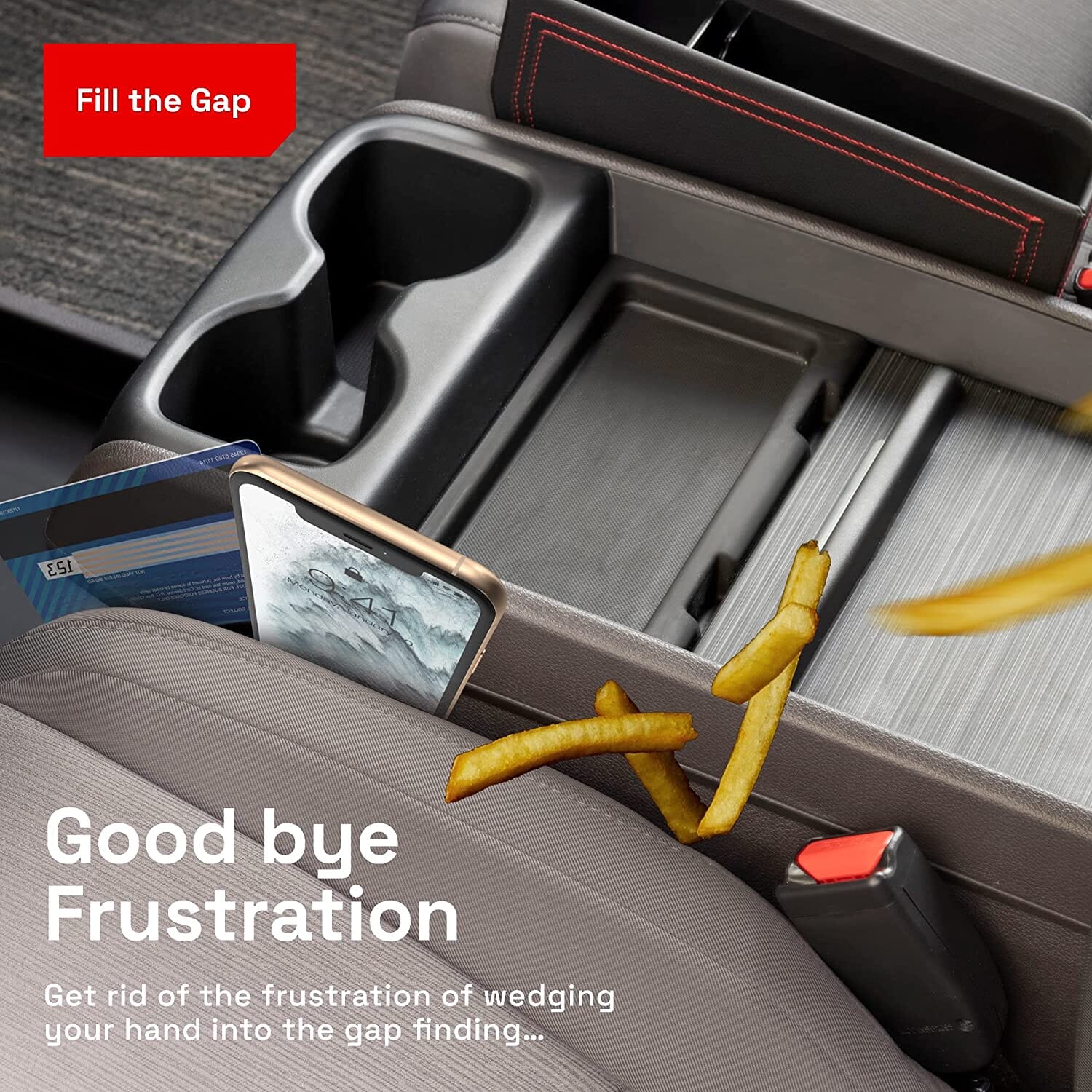 2-Pack: PerPlus Car Seat Gap Filler Organizer