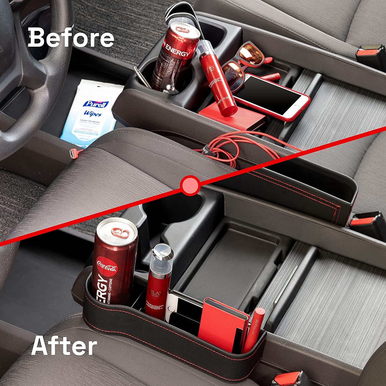 2-Pack: PerPlus Car Seat Gap Filler Organizer