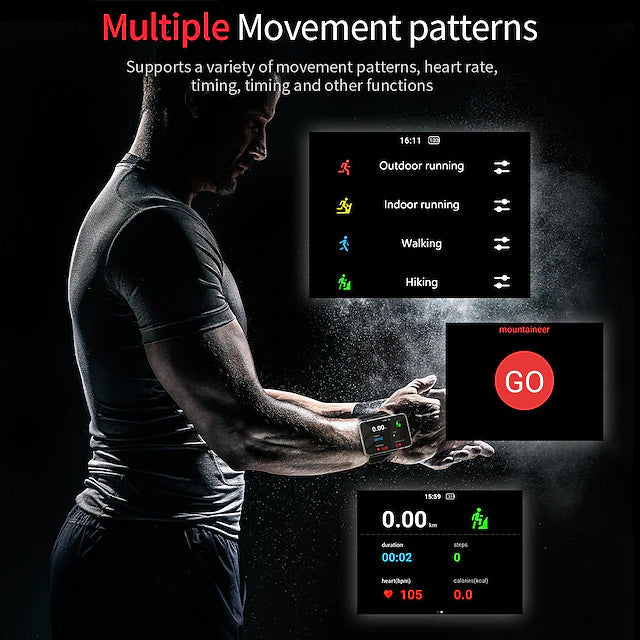 2.88 Inch Fitness Running Smartwatch