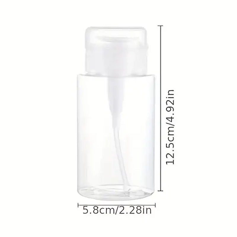 3-Pack: Push Down Empty Pump Dispenser Bottle