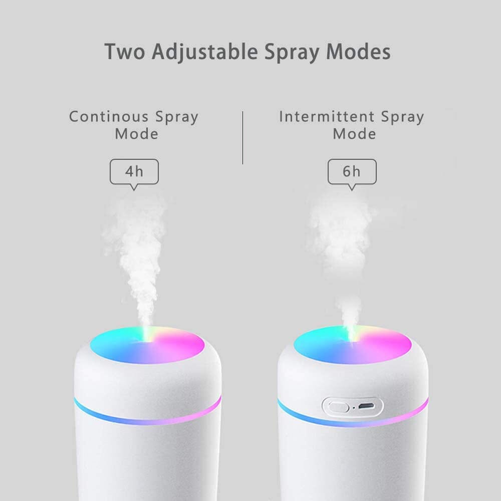 300ml Mini Portable Humidifier Ultra Quiet Aromatherapy Essential Oil