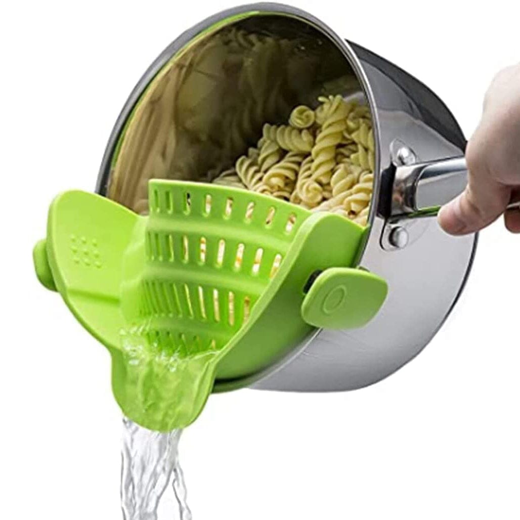 Adjustable Silicone Pot Strainer and Pasta Strainer