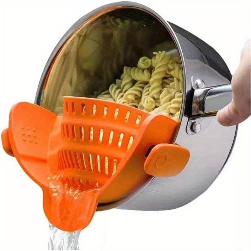 Adjustable Silicone Pot Strainer and Pasta Strainer