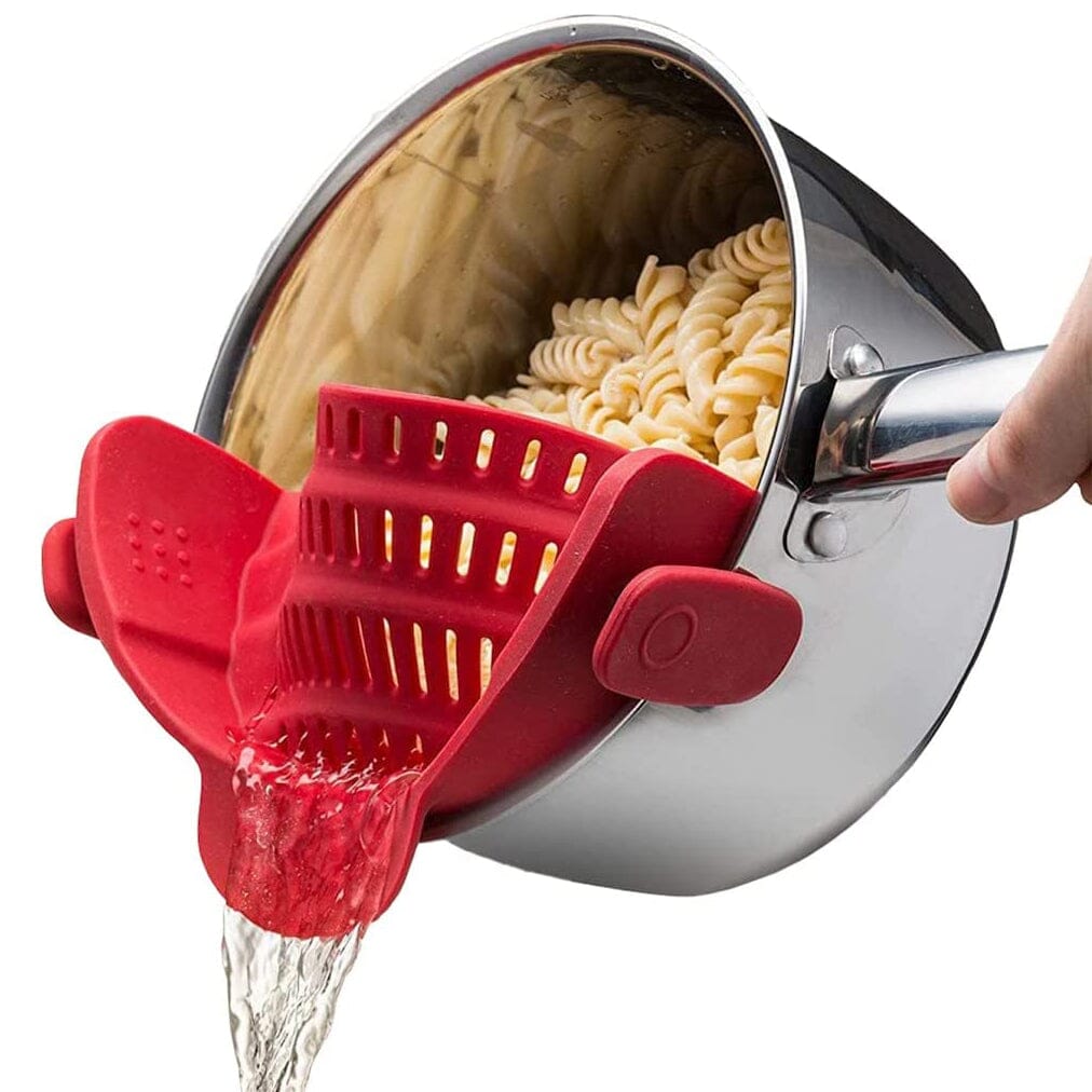 Adjustable Silicone Pot Strainer and Pasta Strainer