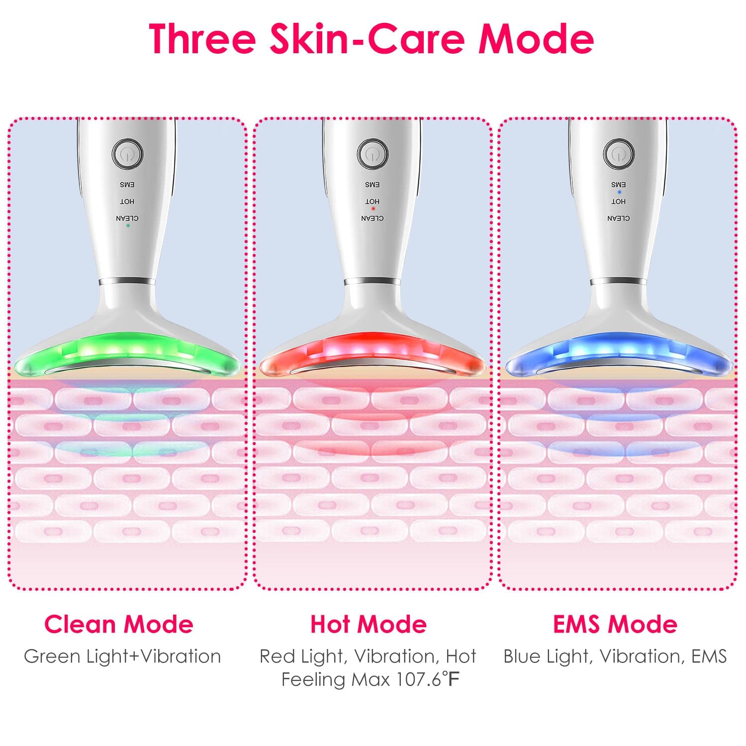 Anti Wrinkles Face Neck Massager Double Chin Reducer