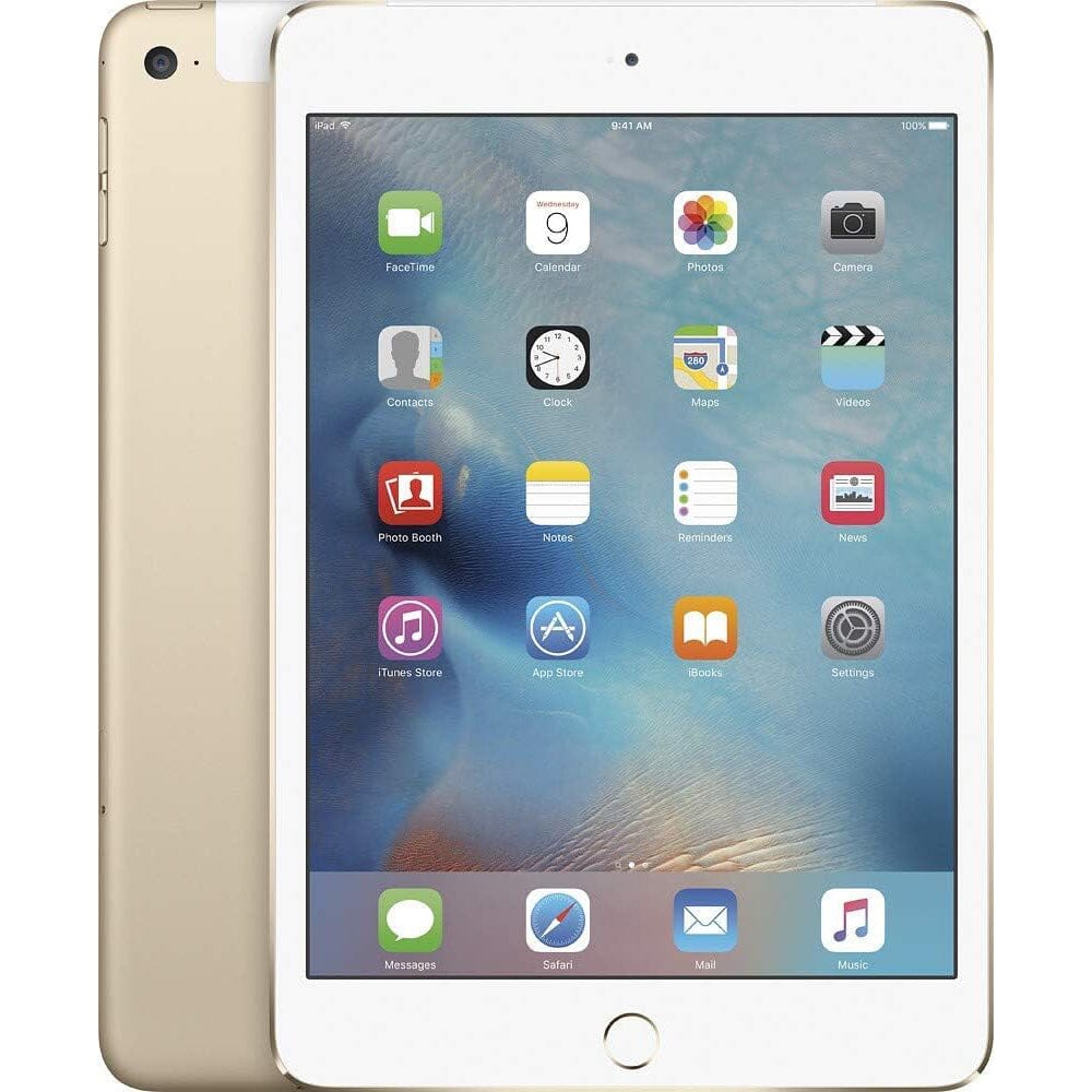Apple iPad Mini 4 32GB Wifi + Cellular Gold (Refurbished)