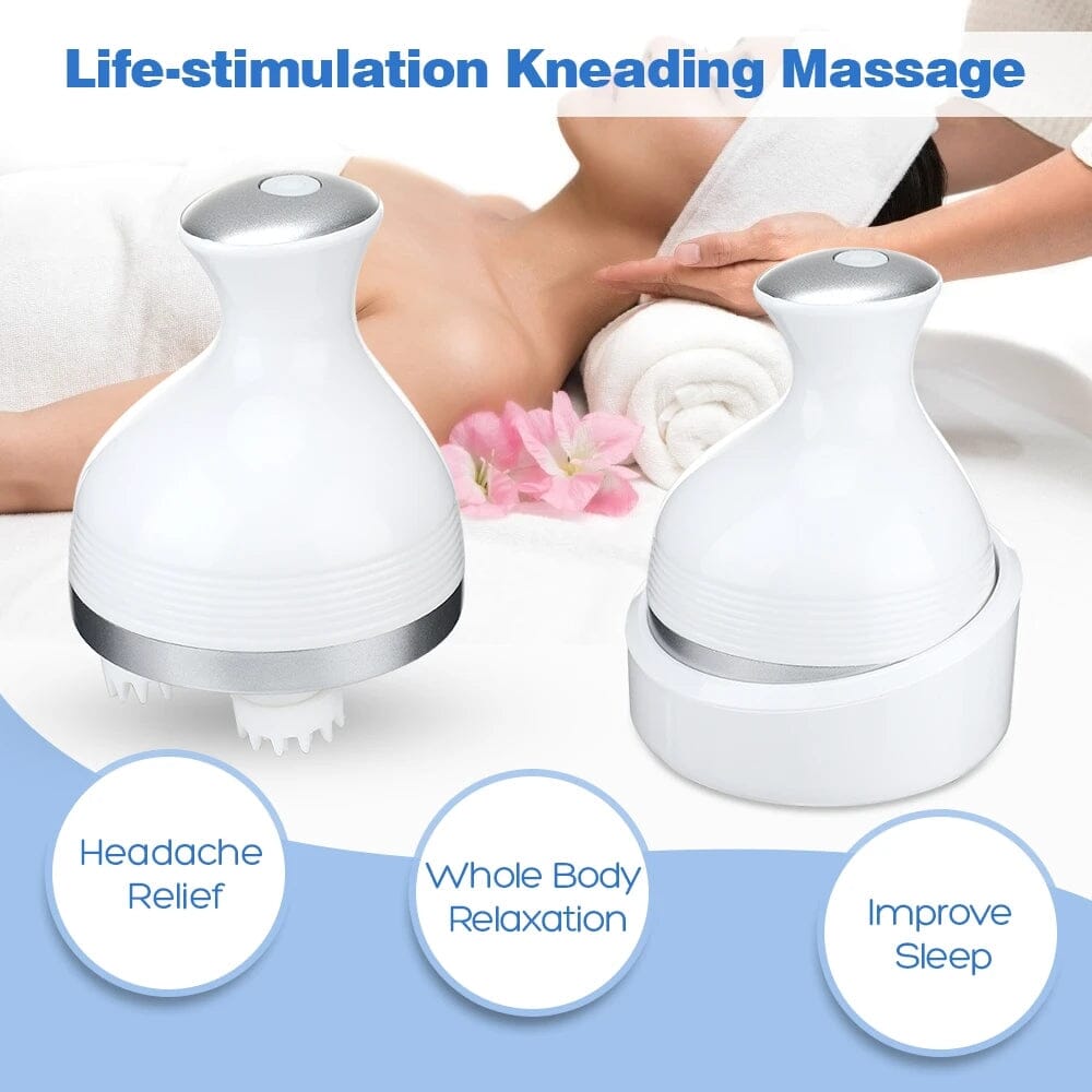Deep Tissue Waterproof Scalp and Body Massager