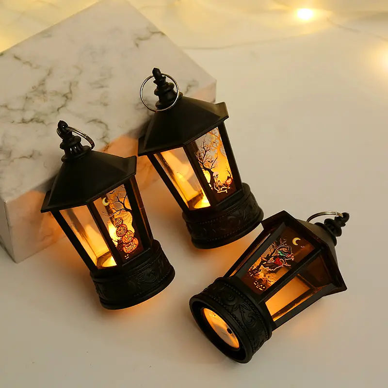 Handheld LED Candle Wind Light for Halloween Decorations and Parties