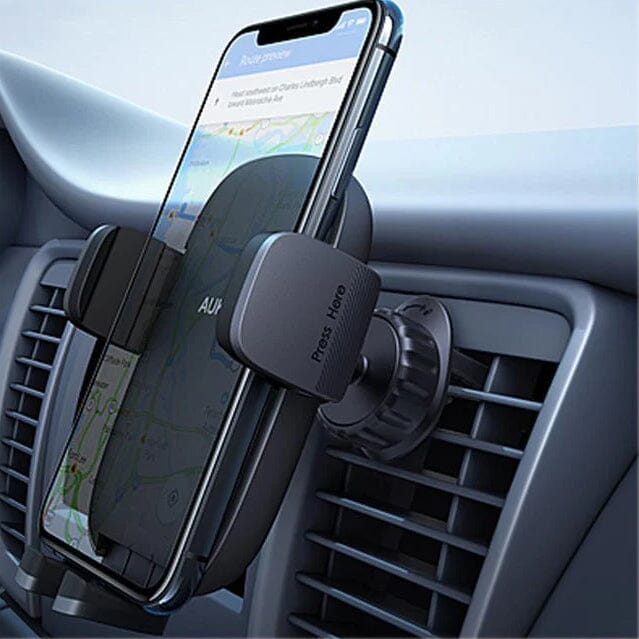 HD-C58 Car Phone Holder with Stronger Vent Clip Hands, Aura Black
