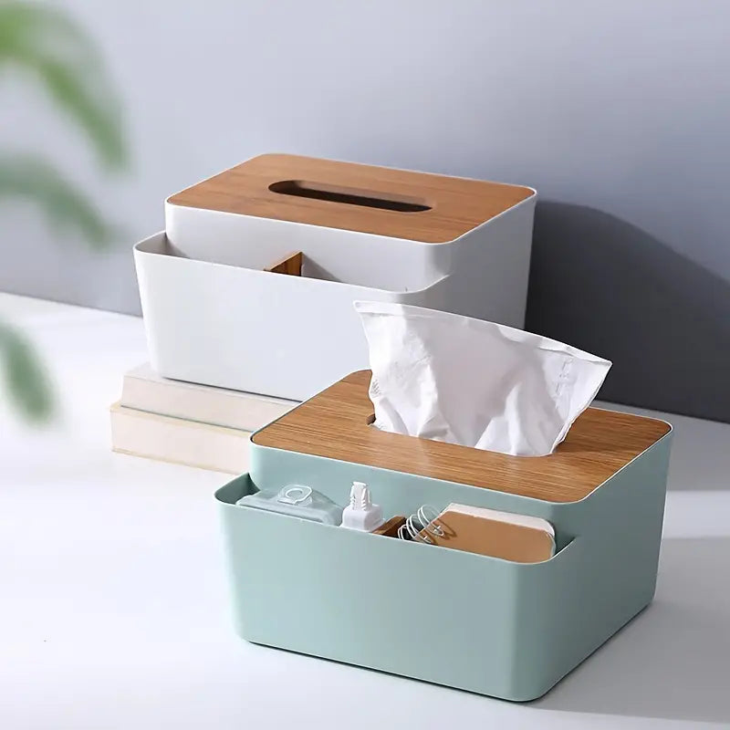 Household Simple Wood Grain Paper Box