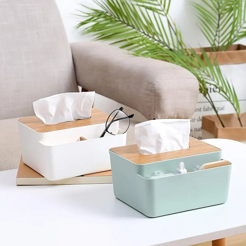 Household Simple Wood Grain Paper Box