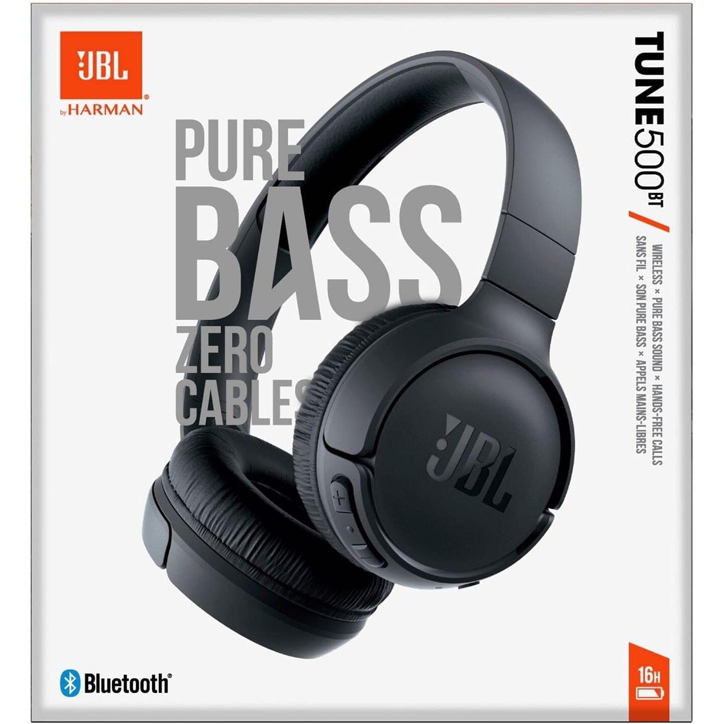 JBL TUNE 500BT - On-Ear Wireless Bluetooth Headphone (Refurbished)