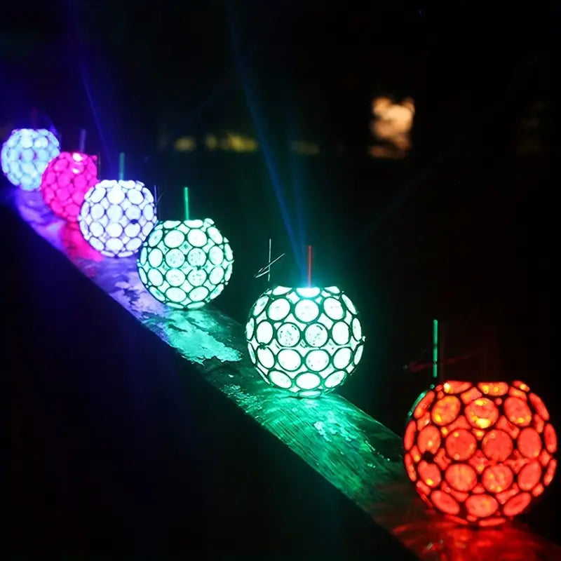 LED Outdoor Solar Lights Garden Light Chandelier Hanging Lamp