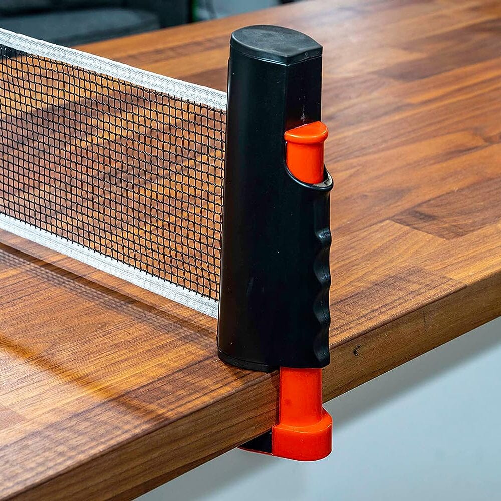 Ping Pong Set with 4 Paddles & Net for Any Table