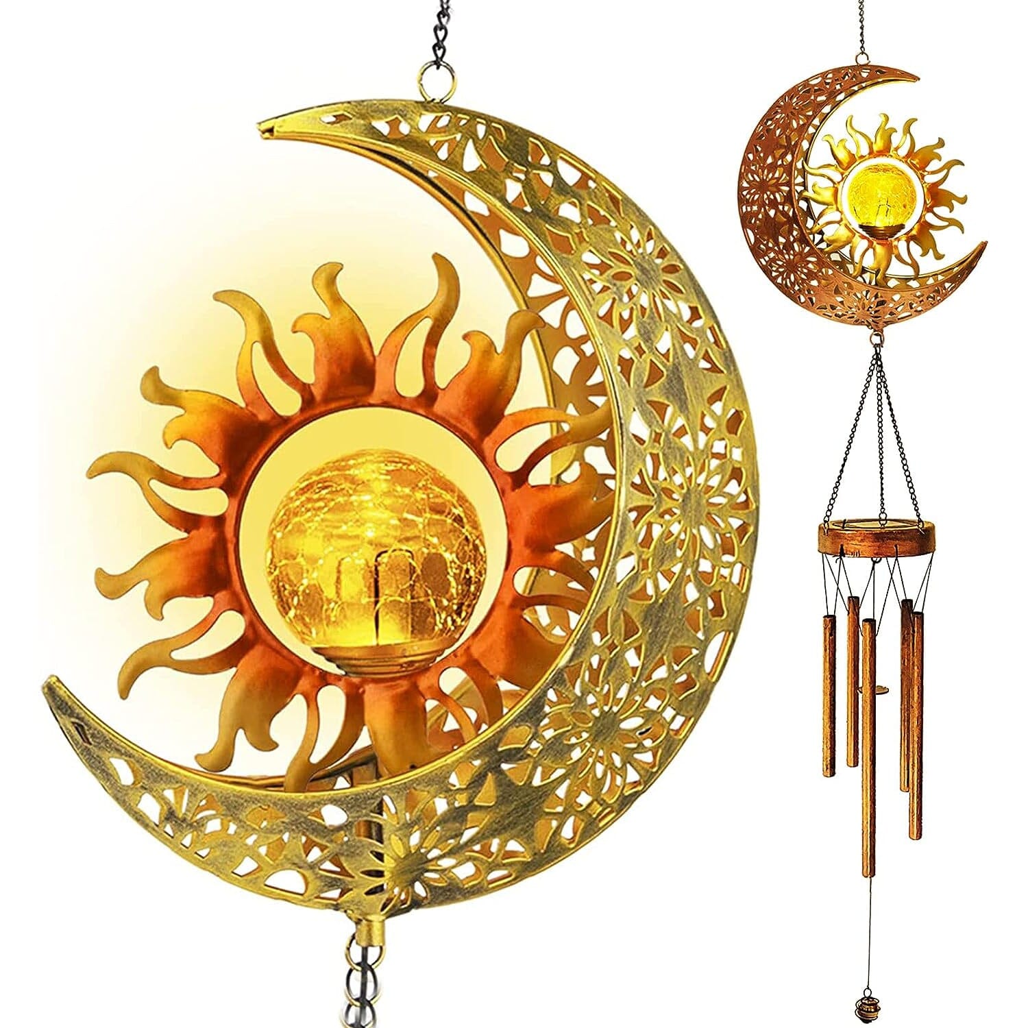 Solar Wind Chimes Garden Decorative Wind Chime Light