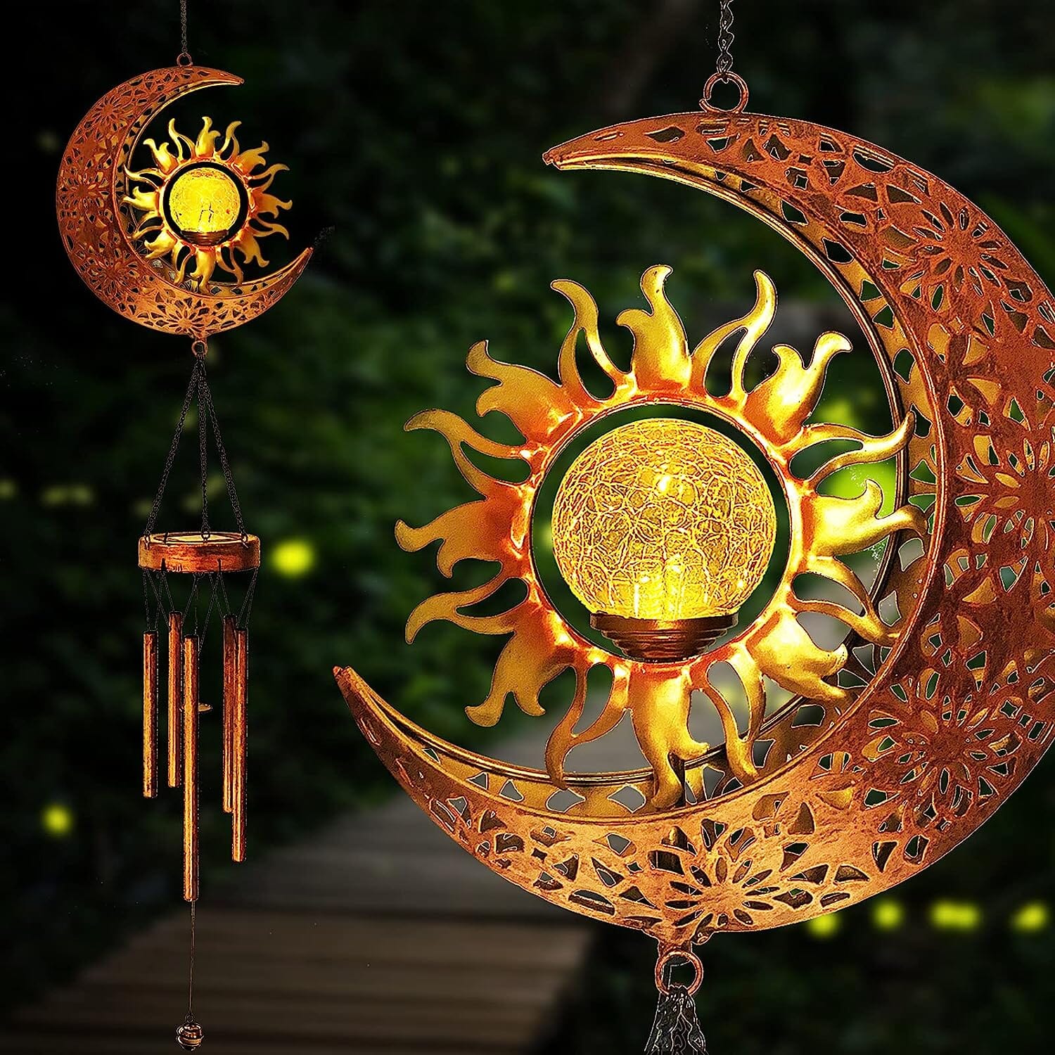 Solar Wind Chimes Garden Decorative Wind Chime Light