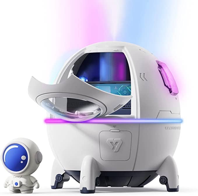 Xoali Small Cool Mist Humidifiers 220ML with Auto Shut Off and Night Light