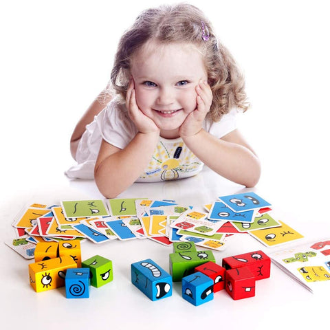 Face-Changing Rubik's Cube Children Educational Game Toys