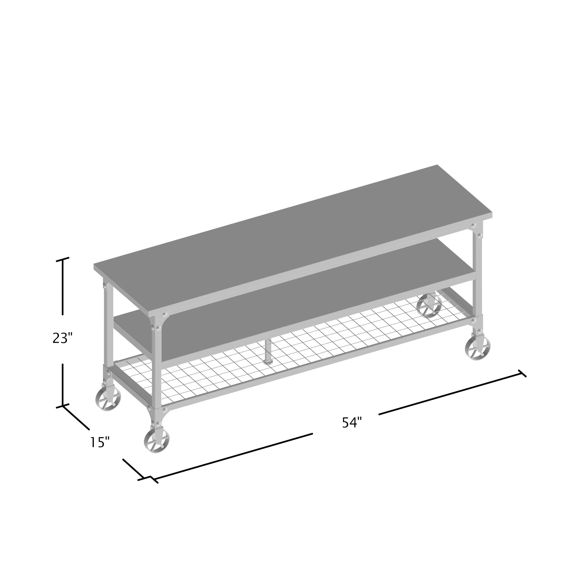 Tobiah Industrial TV Stand