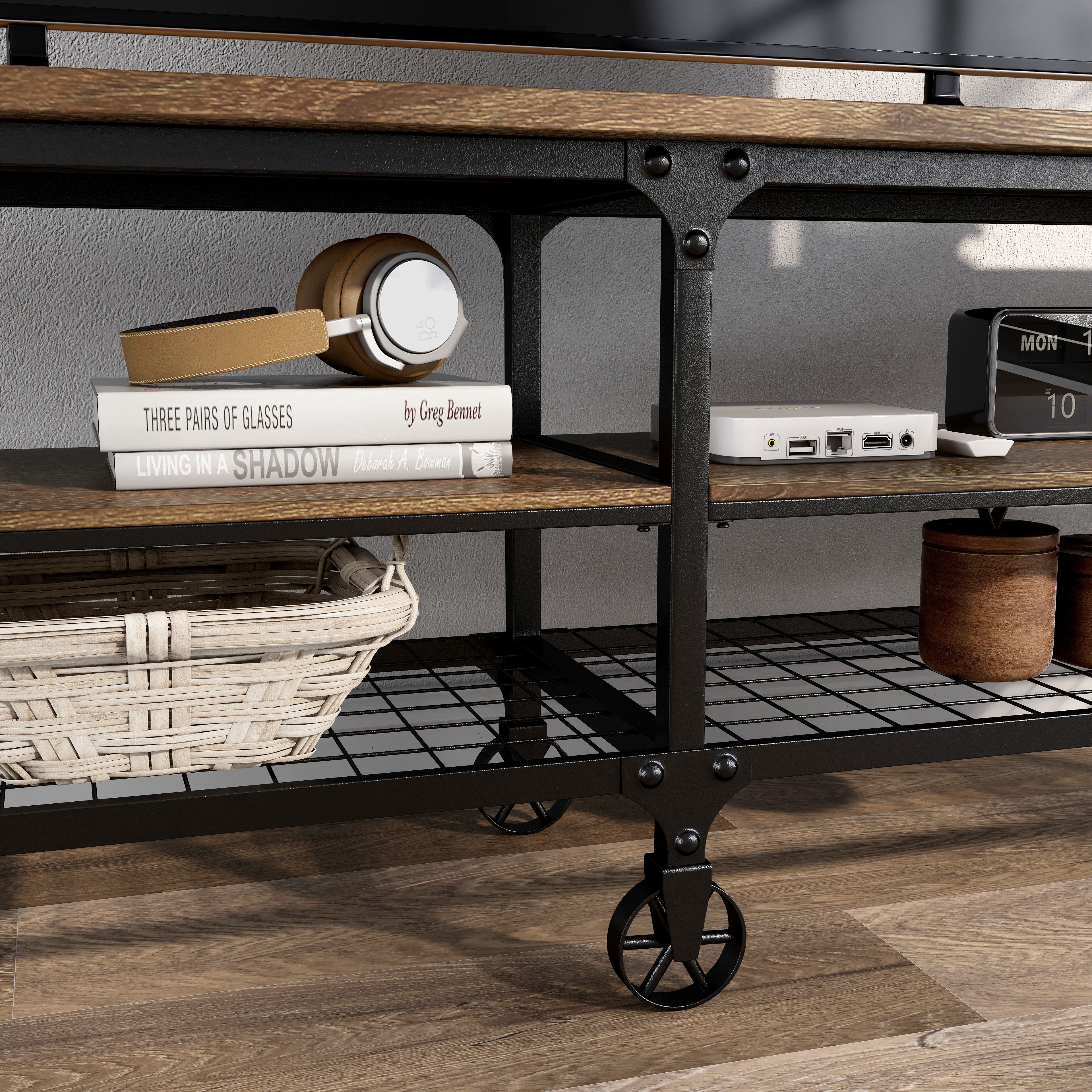 Tobiah Industrial TV Stand