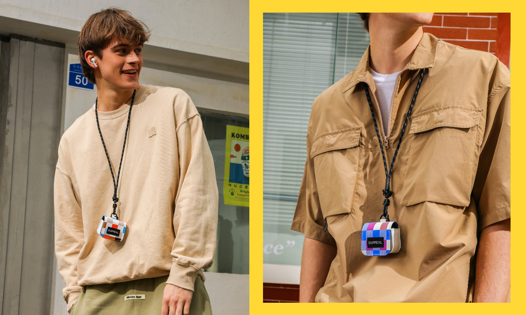 coque en cuir pour airpods supppeal