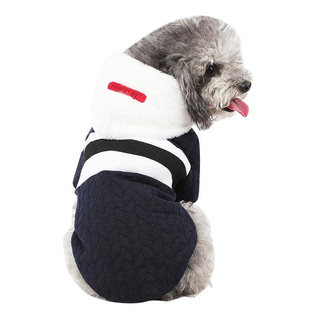 Center Buttons Dogs Warm Outfit