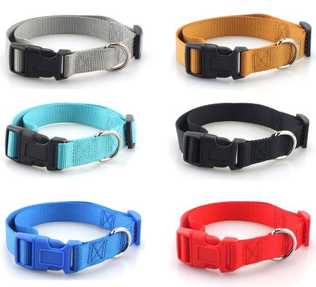 Classic Polyester Pet Collar with Quick Snap Buckle