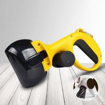 Pet Pooper Scooper With Bag Attached Long Handle Picker