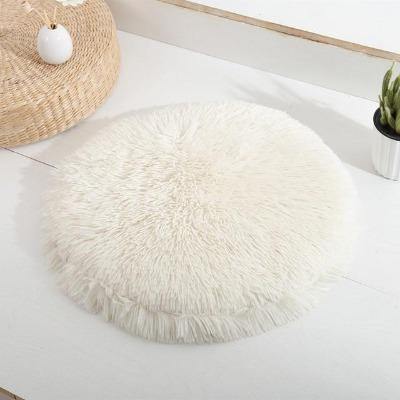 Round Pet Bed Sweet Colors Flat Cushion Mat