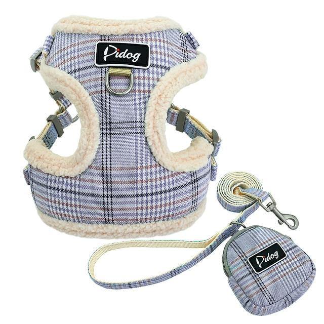 Soft Pet Dog Harnesses Vest No Pull Adjustable Leash Set