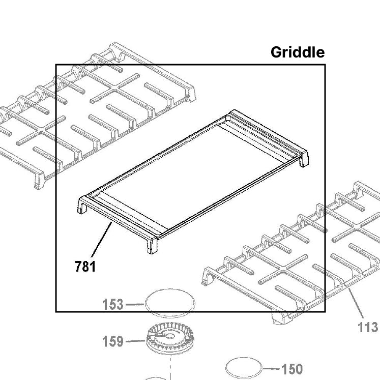 GE JGS760 Passover Parts