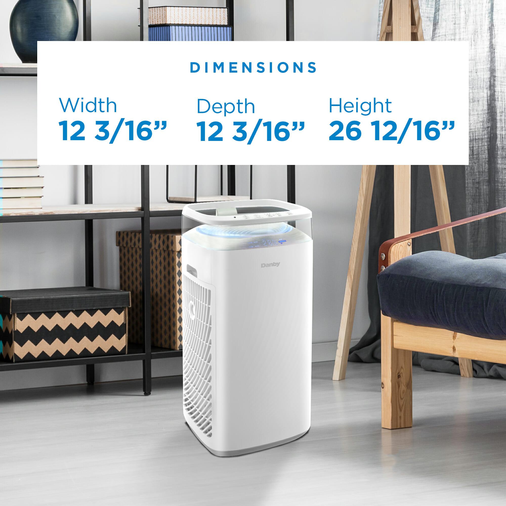 Danby DAP290BAW Danby Air Purifier Up To 450 Sq. Ft. In White