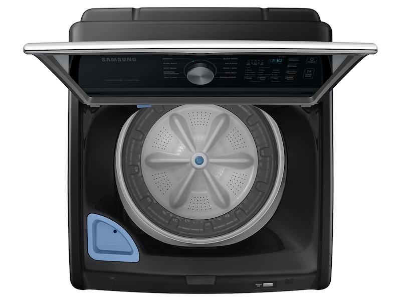 Samsung WA47CG3500AV 4.7 Cu. Ft. Large Capacity Smart Top Load Washer With Active Waterjet In Brushed Black