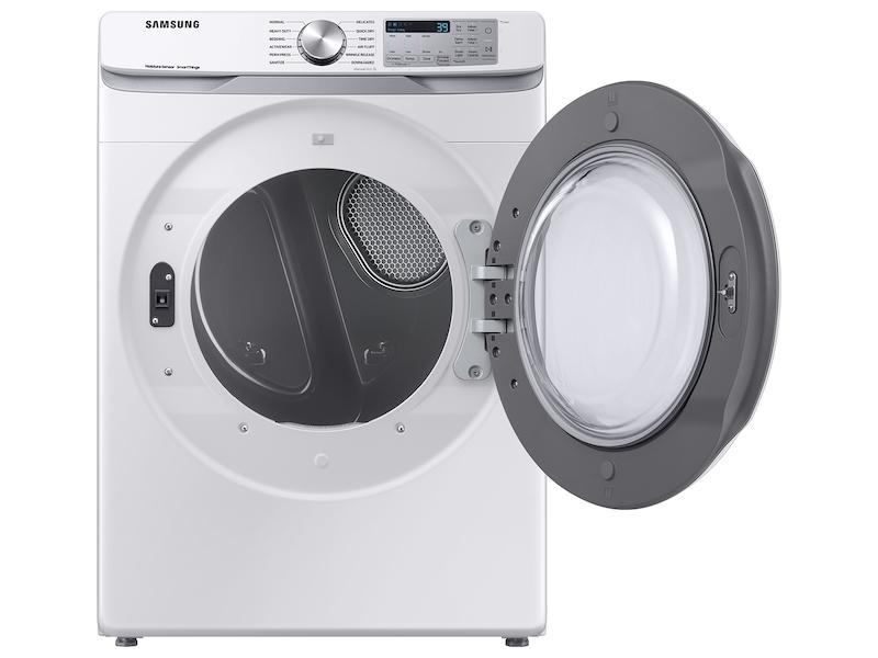 Samsung DVG51CG8000W 7.5 Cu. Ft. Smart Gas Dryer With Sensor Dry In White