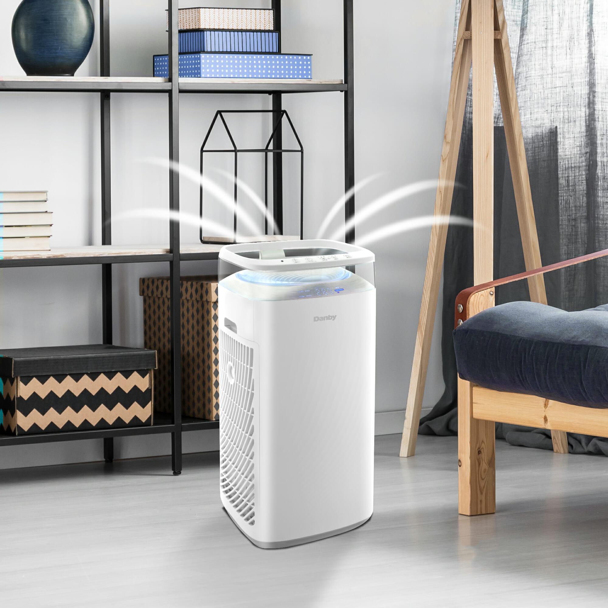 Danby DAP290BAW Danby Air Purifier Up To 450 Sq. Ft. In White