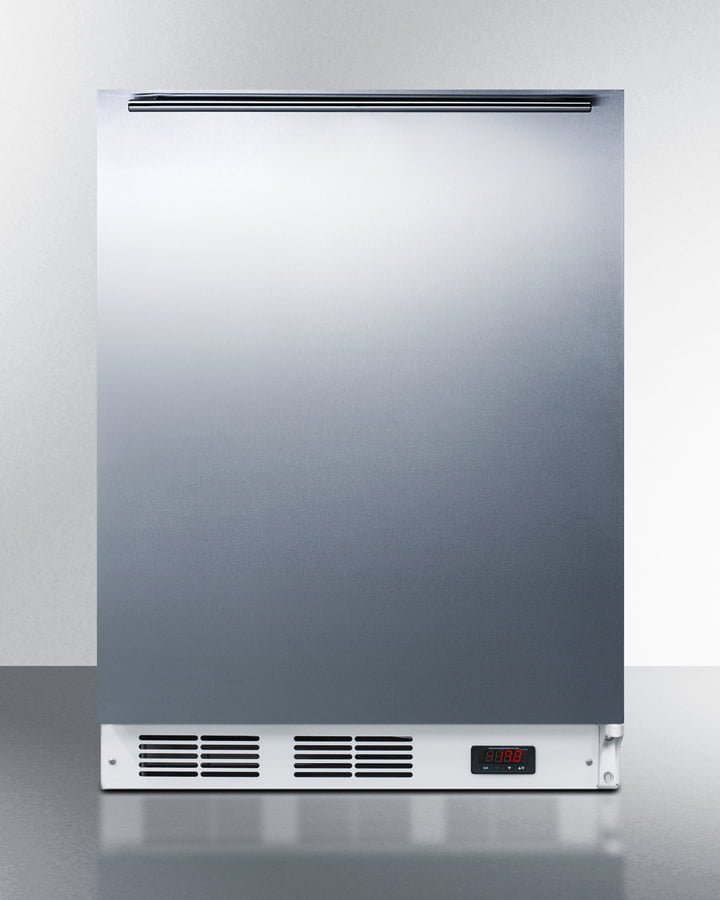 Summit VT65M7SSHHADA Ada Compliant Commercial All-Freezer Capable Of -25 C Operation, With Wrapped Stainless Steel Door And Horizontal Handle