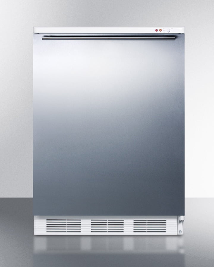 Summit VT65MBISSHH Built-In Undercounter Medical All-Freezer Capable Of -25 C Operation, With Wrapped Stainless Steel Door And Horizontal Handle