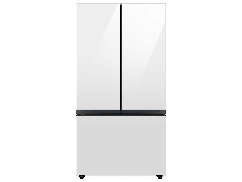 Samsung RF24BB620012 Bespoke 3-Door French Door Refrigerator (24 Cu. Ft.) With Autofill Water Pitcher In White Glass