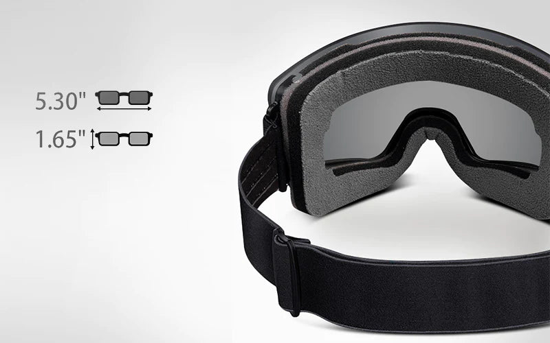ski goggles with wide feild of view